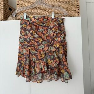 Veronica Beard Floral mini skirt